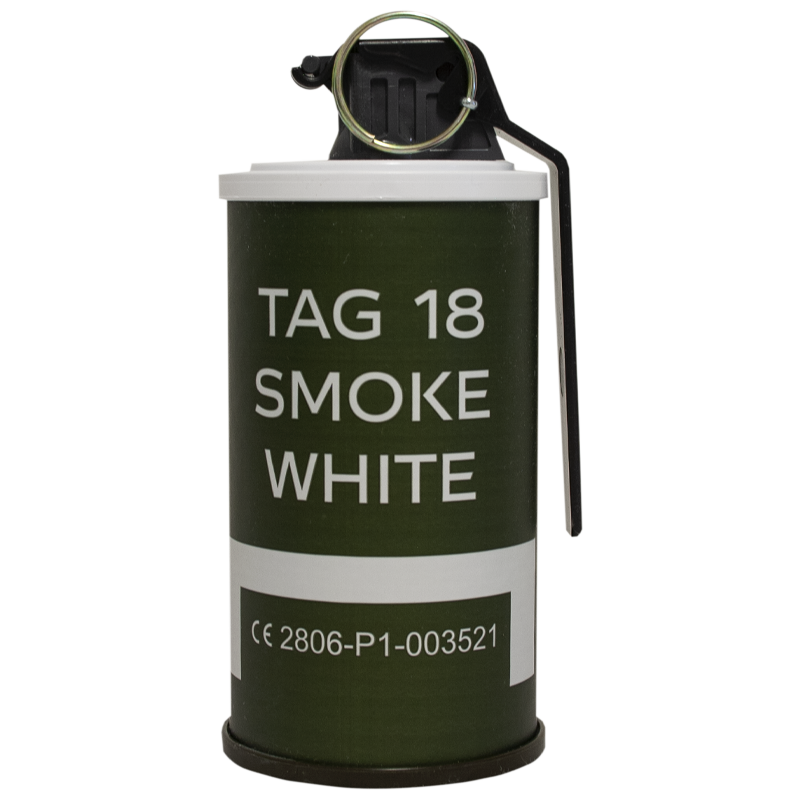GRENADE À MAIN SMOKE WHITE TAG-18
