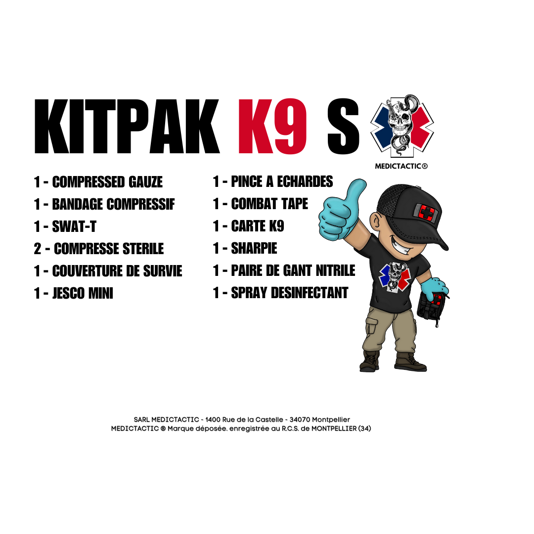 TROUSSE CHIEN / KITPAK K9 S