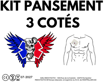 KIT PANSEMENT 3 COTES