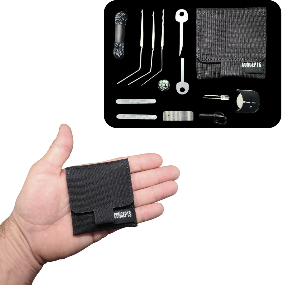 ​NEBULA KIT – Kit Tactique d’Évasion &amp; d’Ouverture Ultraléger (60 g)