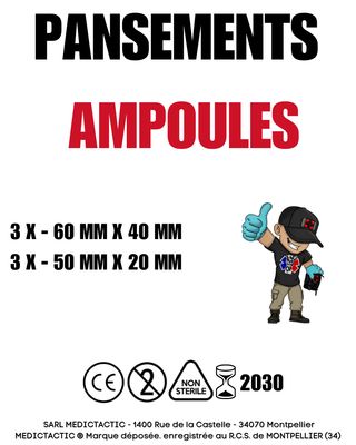 Pansements Ampoules - Ampoule Fix