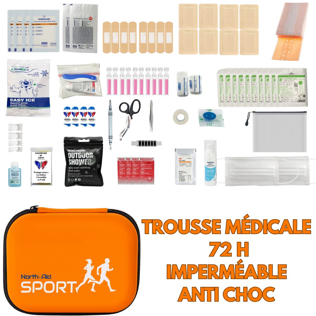 Trousse Médicale 72 H - Imperméable - Anti -Choc