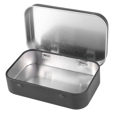 ​Boîte Métal Noire  – 90 mm x 55 mm x 25 mm