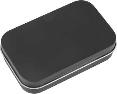 ​Boîte Métal Noire  – 90 mm x 55 mm x 25 mm
