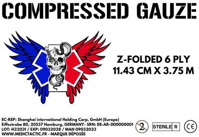 Compressed Gauze Z-FOLDED MEDICTACTIC
