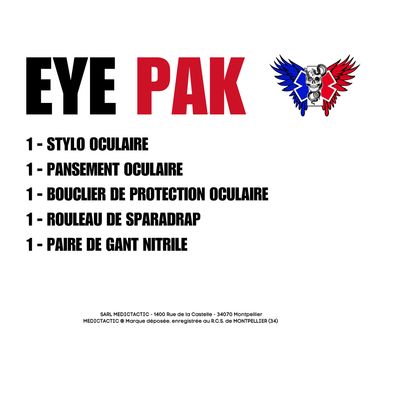 EYE PAK : Votre allié pour les soins oculaires en urgence
