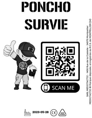 Poncho de survie de MEDICTACTIC®