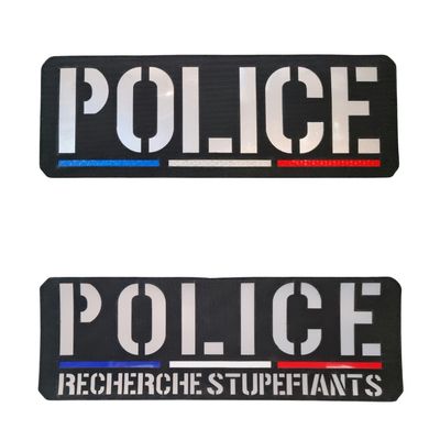 Bande dorsale Police 28 x 10 cm