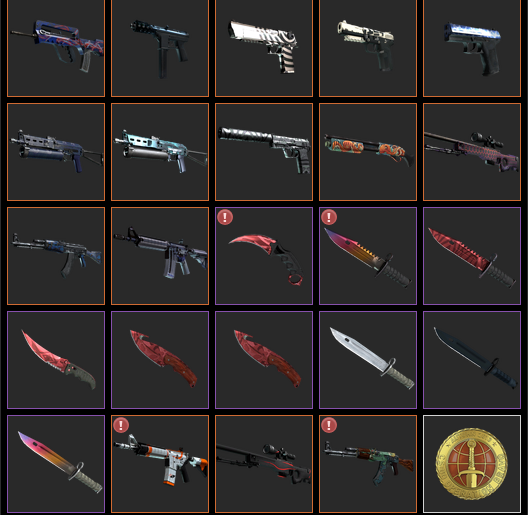 Pumping skins in inventory CS:GO