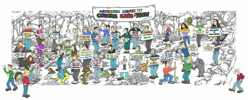 Virtueller Klimastreik - Corona Care-Toon Edition Virtueller Klimastreik - Corona Care-Toon Edition