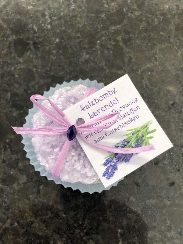 Salzbombe Lavendel