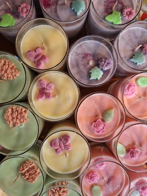 Kerzen mit Holdeckel - 30 Stunden