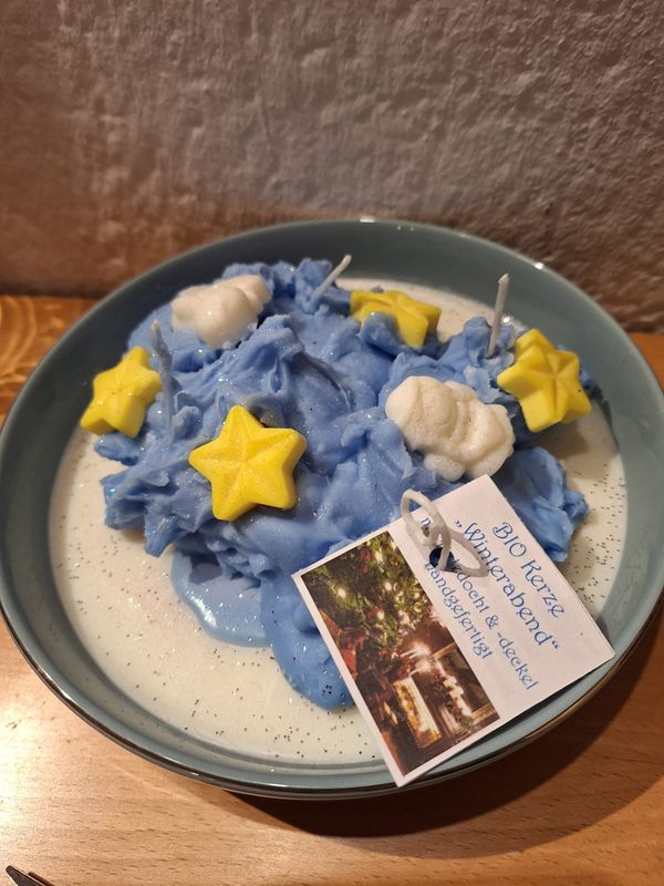 Winterabend- XXL Kerze