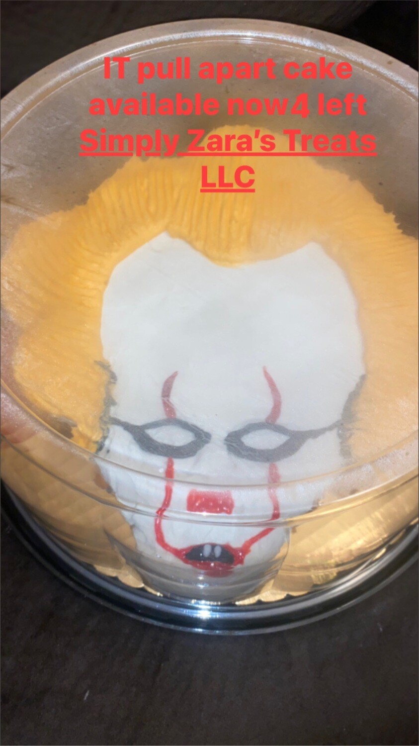 Halloween Pull apart cupcake cake