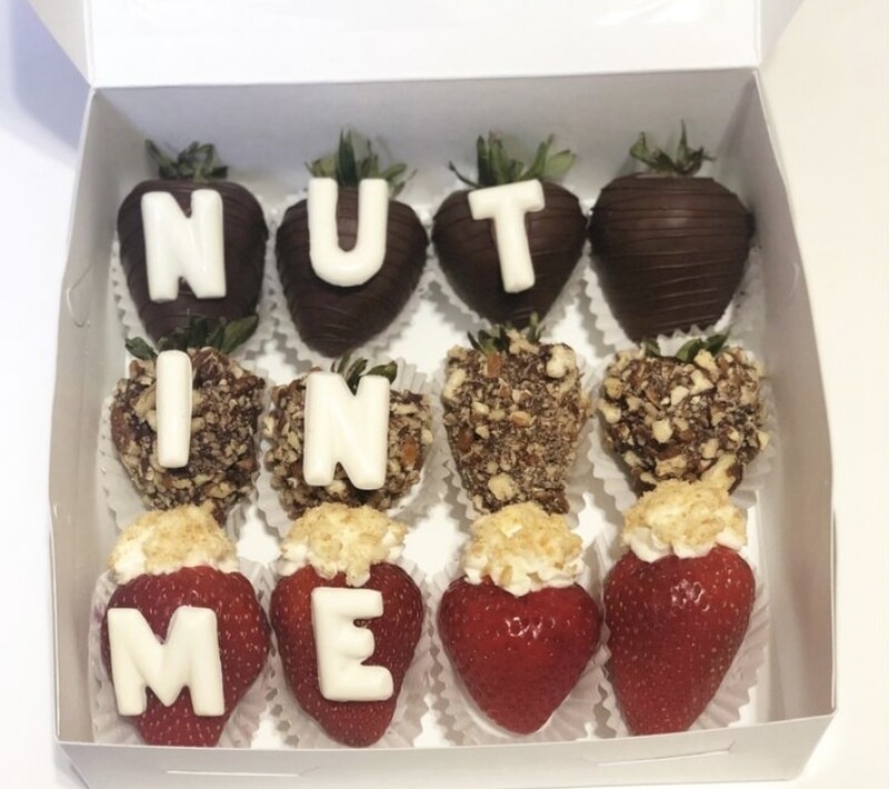 Nut in me strawberry box