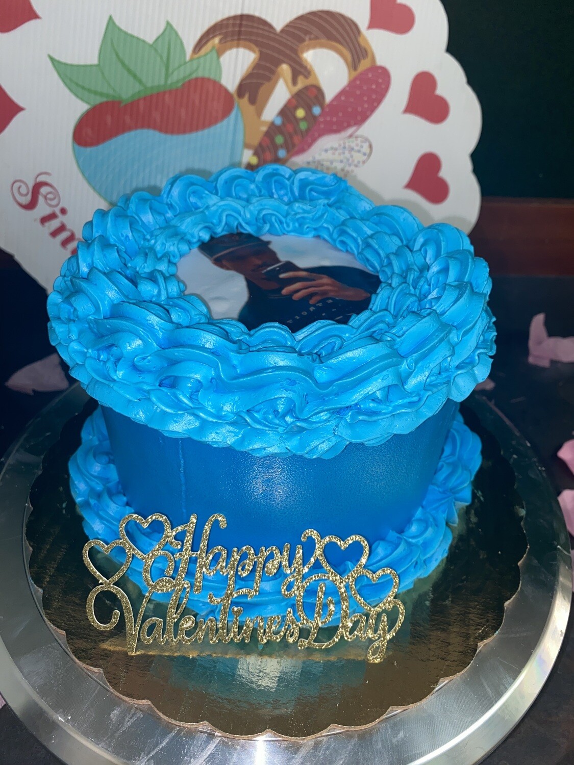 Mini 6&#39; Round Cake with photo