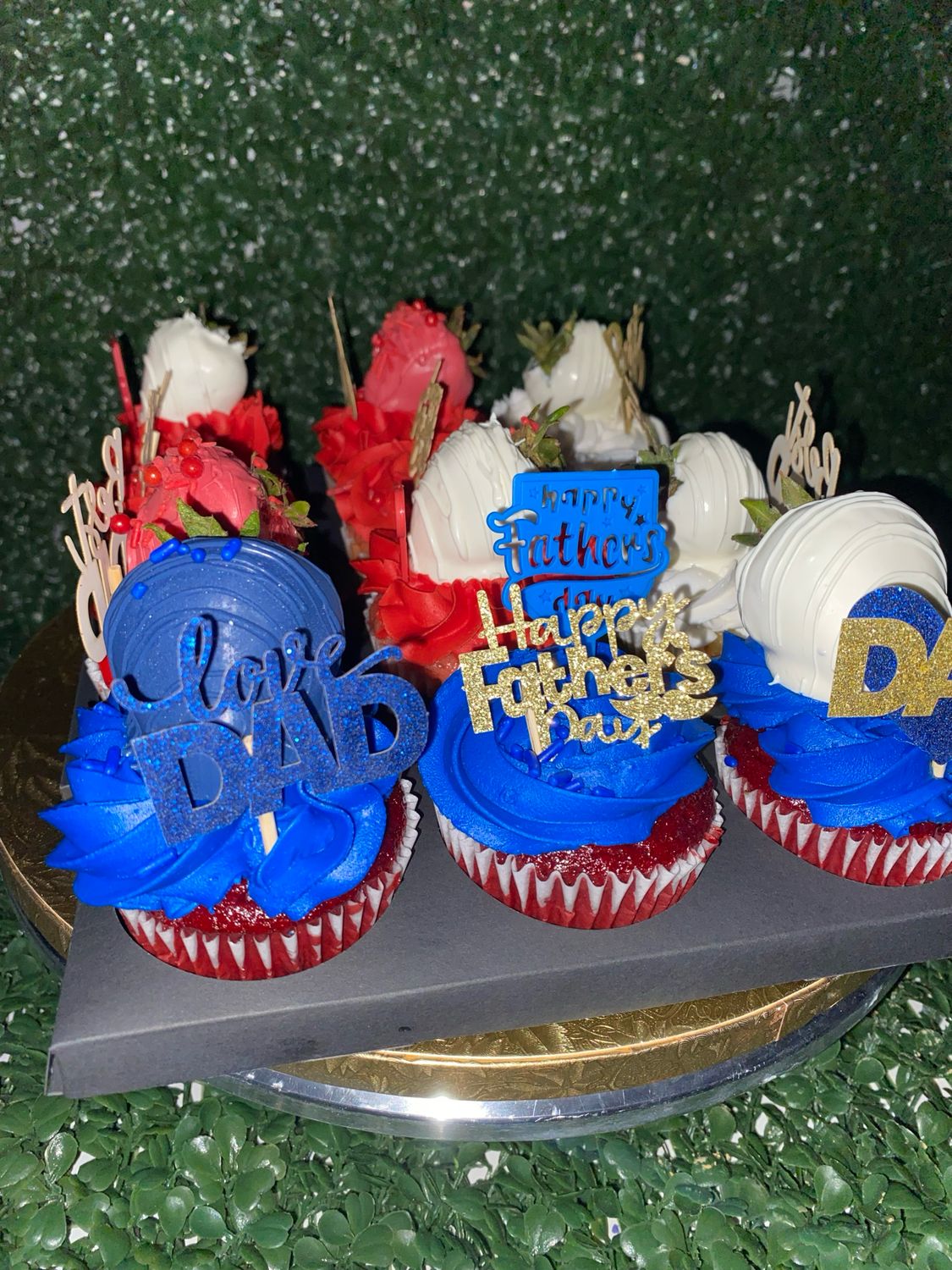 Fathers Day Custom Cupcake Trio