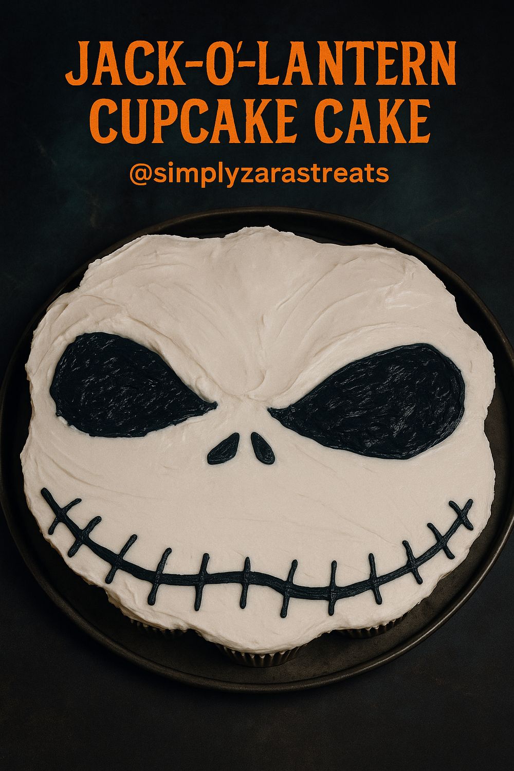 Halloween Pull apart cupcake cake