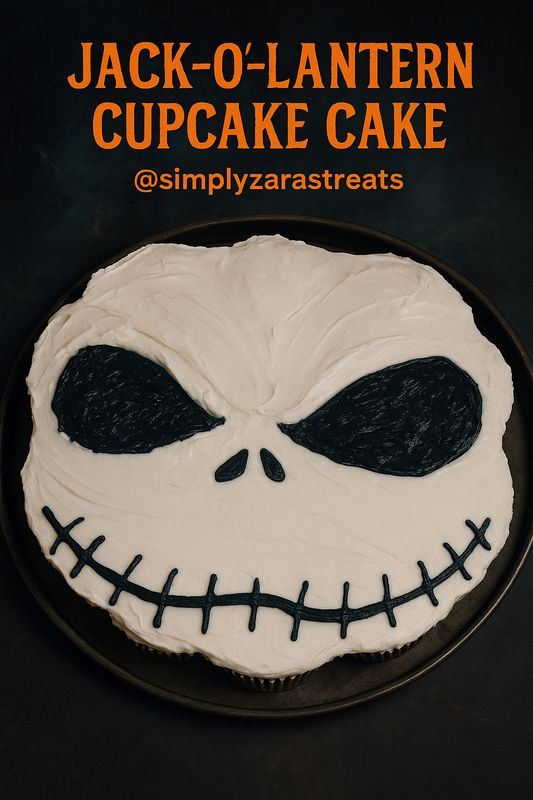 Halloween Pull apart cupcake cake