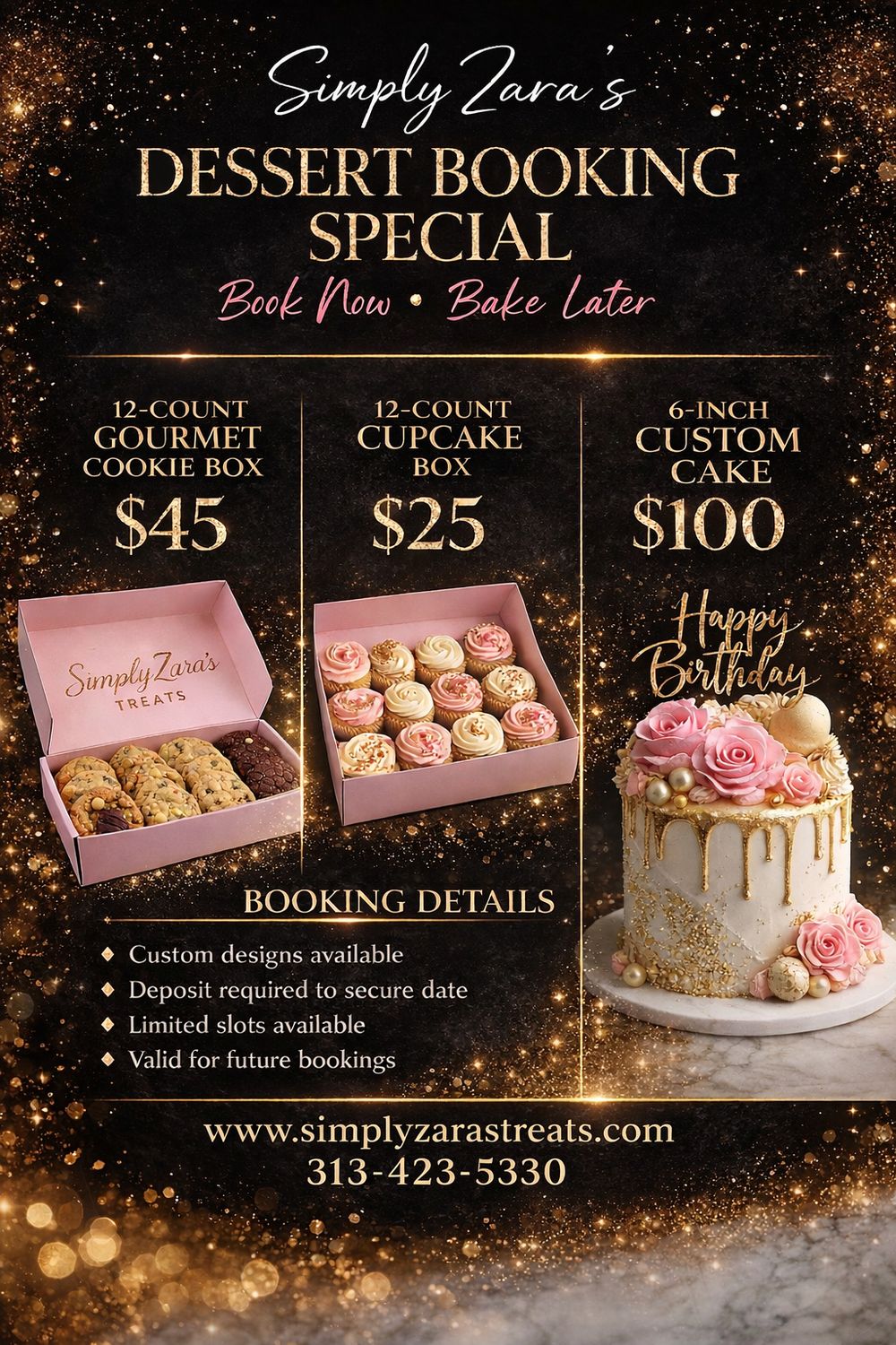 Dessert booking special