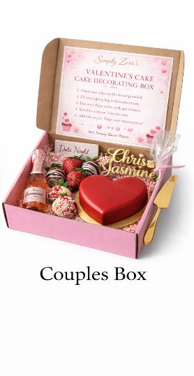 Simply Zara’s Valentine’s Cake Decorating Box (Couples Date Night)