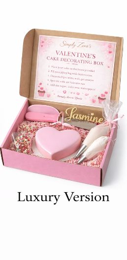 Simply Zara’s Valentine’s Cake Decorating Box (Luxury)