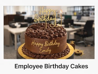 Employee Birthday Cakes