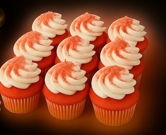 Signature Cupcake Dozen, Cupcake Flavors: Strawberry Shortcake
