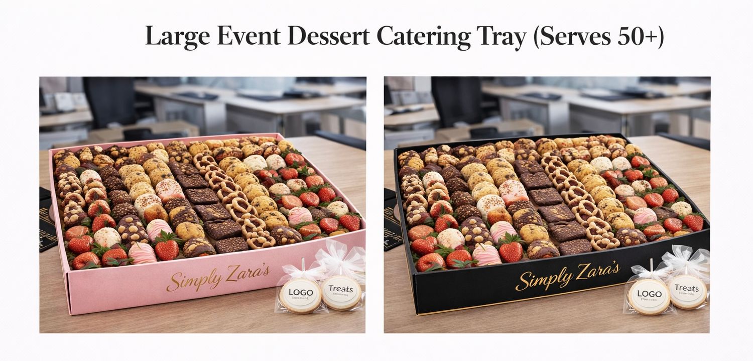 Large Event Dessert Catering Tray (Serves 50+)
