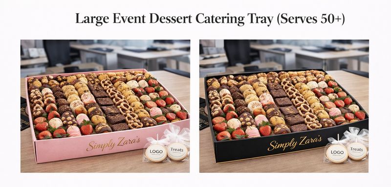Large Event Dessert Catering Tray (Serves 50+)