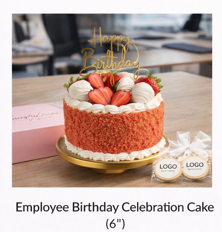 Employee Birthday Celebration Cake (6”)