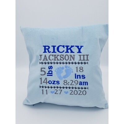 Personalized Baby Pillow Cover
