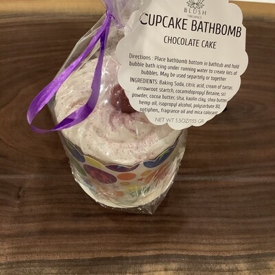 Cupcake Bath Bomb - Chocolate Cake