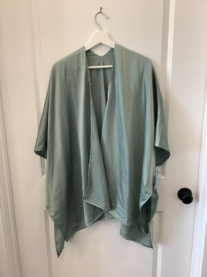 Green Silky Kimono