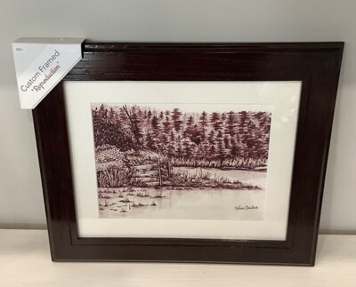 Oak Framed Giclee Print
