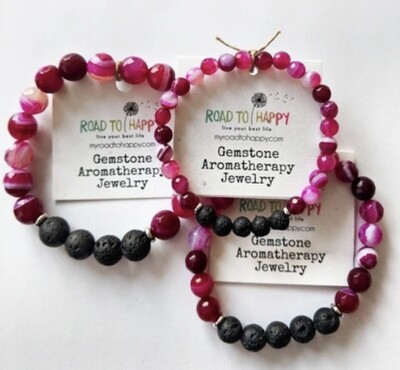 Gemstone Aromatherapy Bracelets