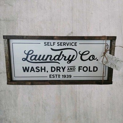 Wash Fold Sign