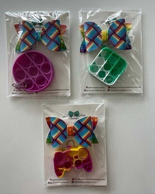 Bow Sets with Bubble Popper