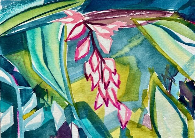 Shell Ginger Abstract