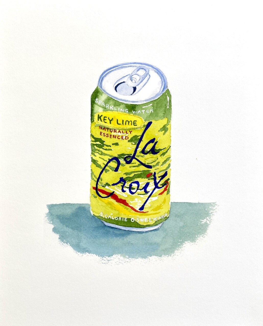 Key Lime La Croix Print