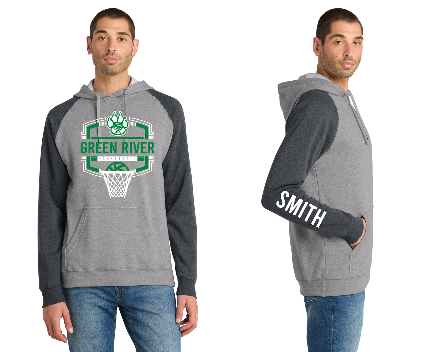 LMS Basketball Raglan Unisex Hoodie