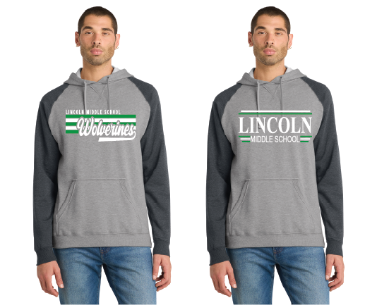 Lincoln Middle School Staff Raglan Hoodie