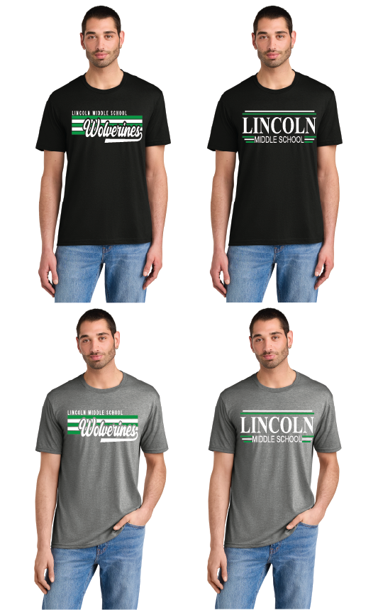 Lincoln Middle School Staff Unisex Short Sleeve T-Shirt