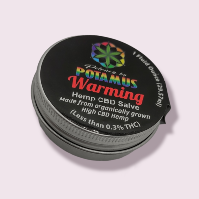1 Oz Hemp CBD Warming Salve Tin