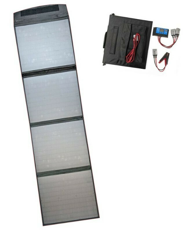 120W Folding Solar Blanket with Solar Regulator and Anderson Connectors AU STOCK