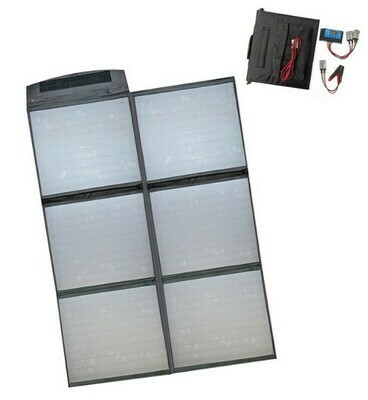 160W Folding Solar Blanket with Solar Regulator and Anderson Connectors AU STOCK