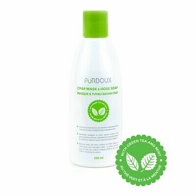 PURDOUX CPAP MASK & HOSE SOAPS 3 Pack 250ml (UNSCENTED) AU STOCK