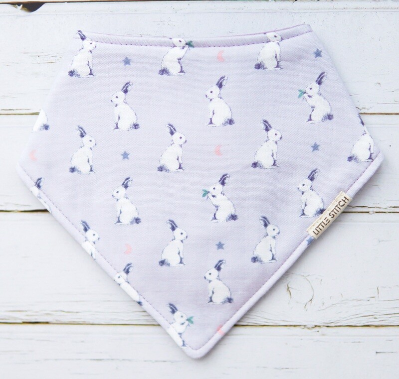 Rabbit Bibdana in lilac