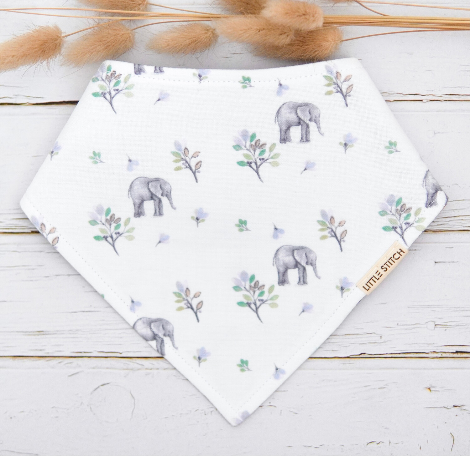 Elephant Bibdana in purple