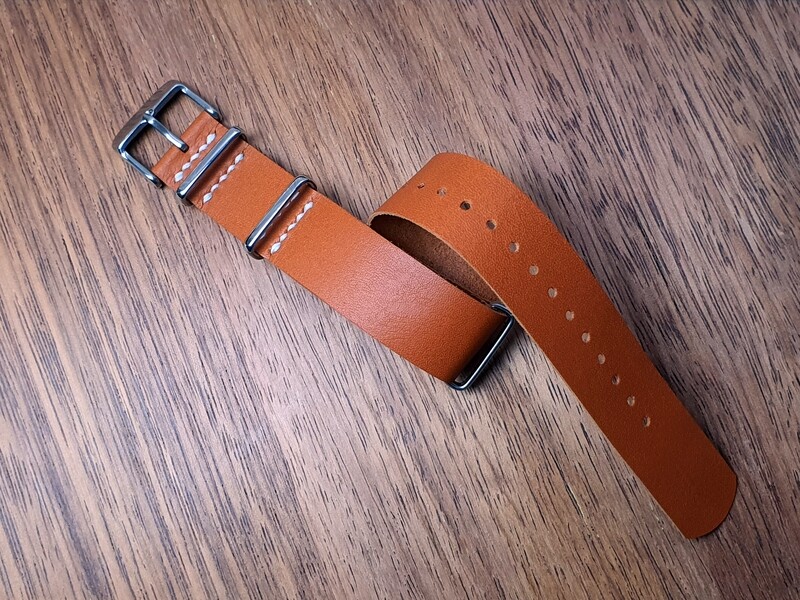 Australian Kangaroo Leather Military Watch Strap
